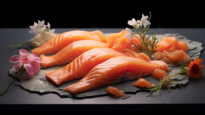 三文鱼刺身生鲜美食海鲜餐饮广告美食广告背景,高清,摄影图,摄影图片,图片大全,摄影图免费下载